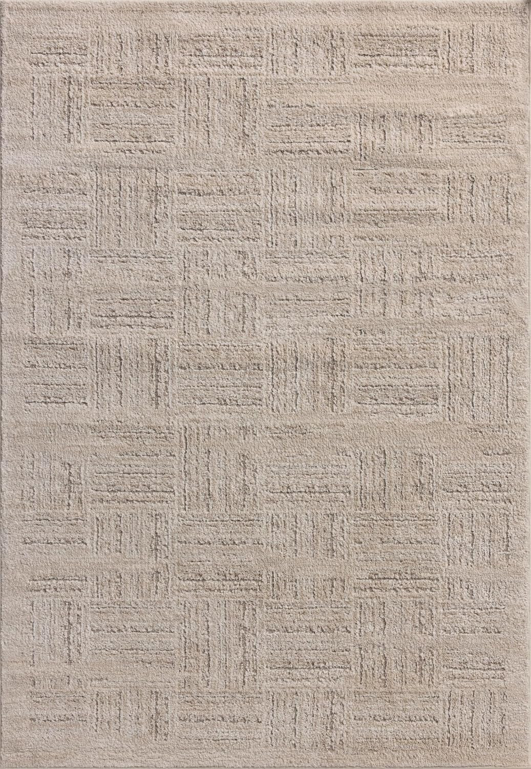 Loloi Monty Collection Ivory/Taupe Runner Rug 2’7″ x 10’0″ – Stylish & Durable