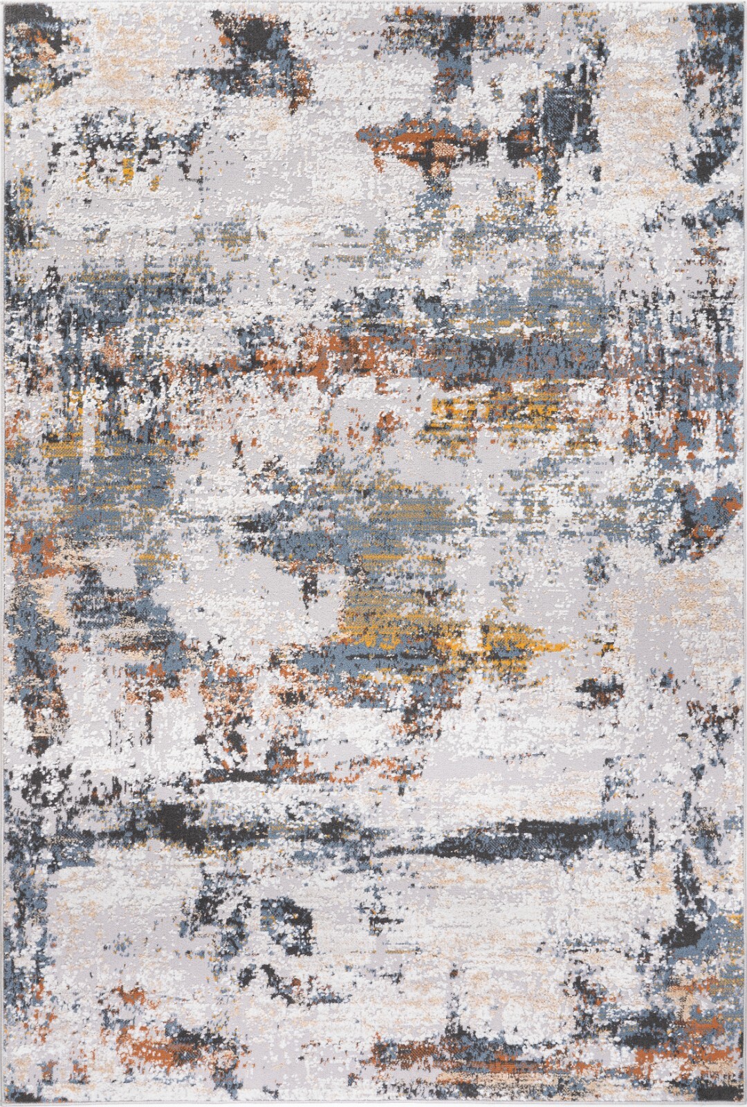 L’Baiet Elena Blue Distressed 2 ft. x 6 ft. Runner Rug