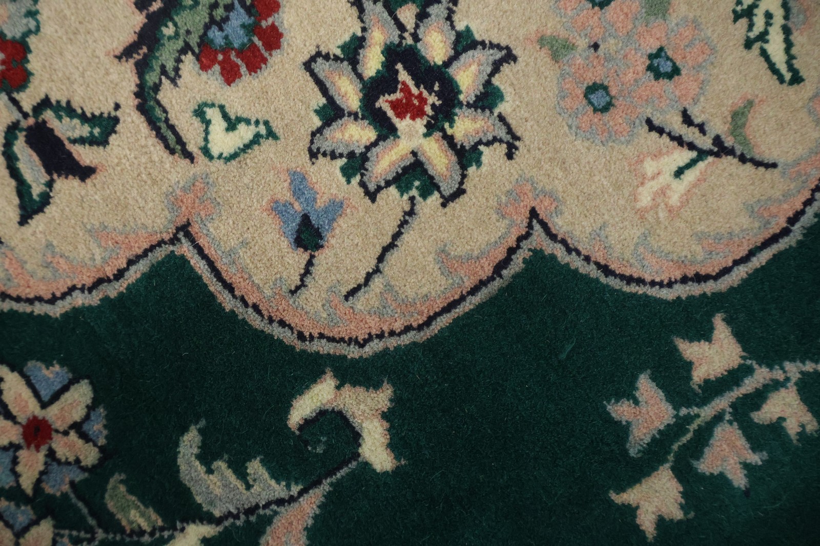 Exquisite Emerald Floral Traditional Oriental Area Rug 8×10