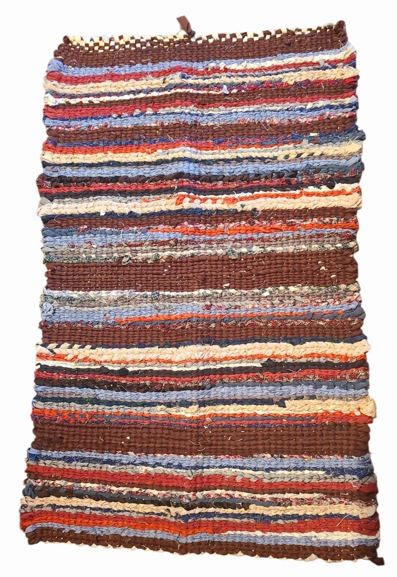 Handwoven Cottage Rag Rug/Braided RUG/WEAVE/Farmhouse/Cottage
