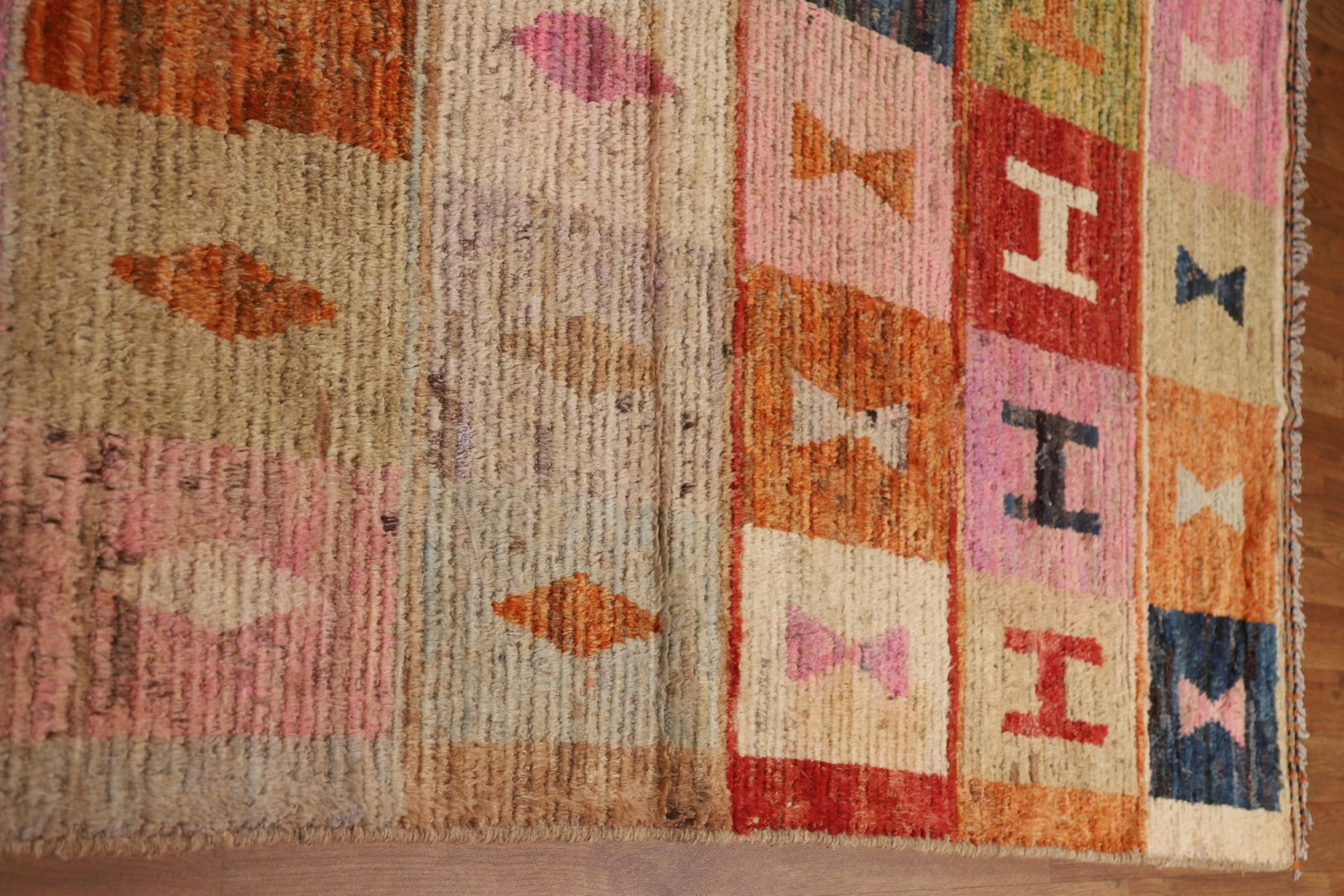 Handmade Tribal Moroccan Oriental Rug 12×17 Ft Geometric Palace Size Wool Carpet