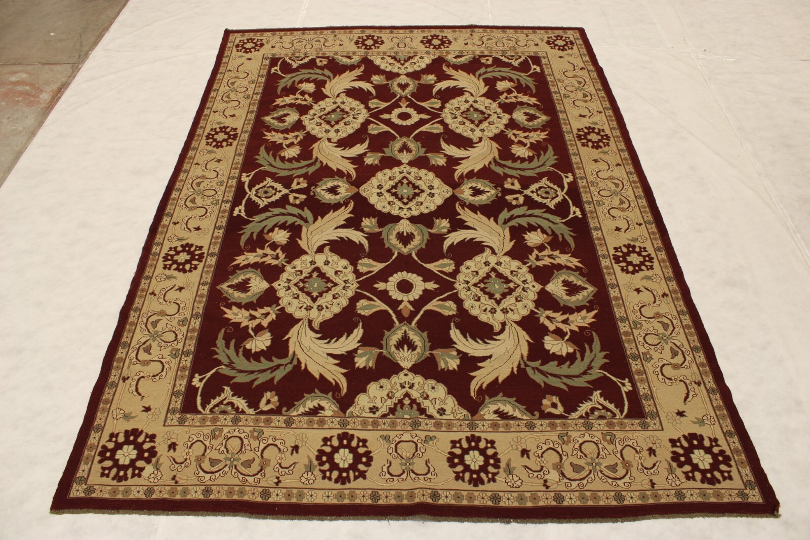 8’11” x 12’4″ ft. Pakistani Sumak Hand Knotted Traditional Wool Area Rug