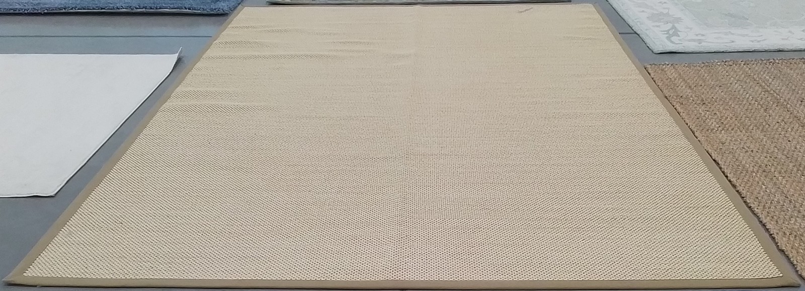 MAIZE / LINEN 9′-0″ x 12′-0″ Back Stain Rug, Reduced Price 1172802432 NF141B-9