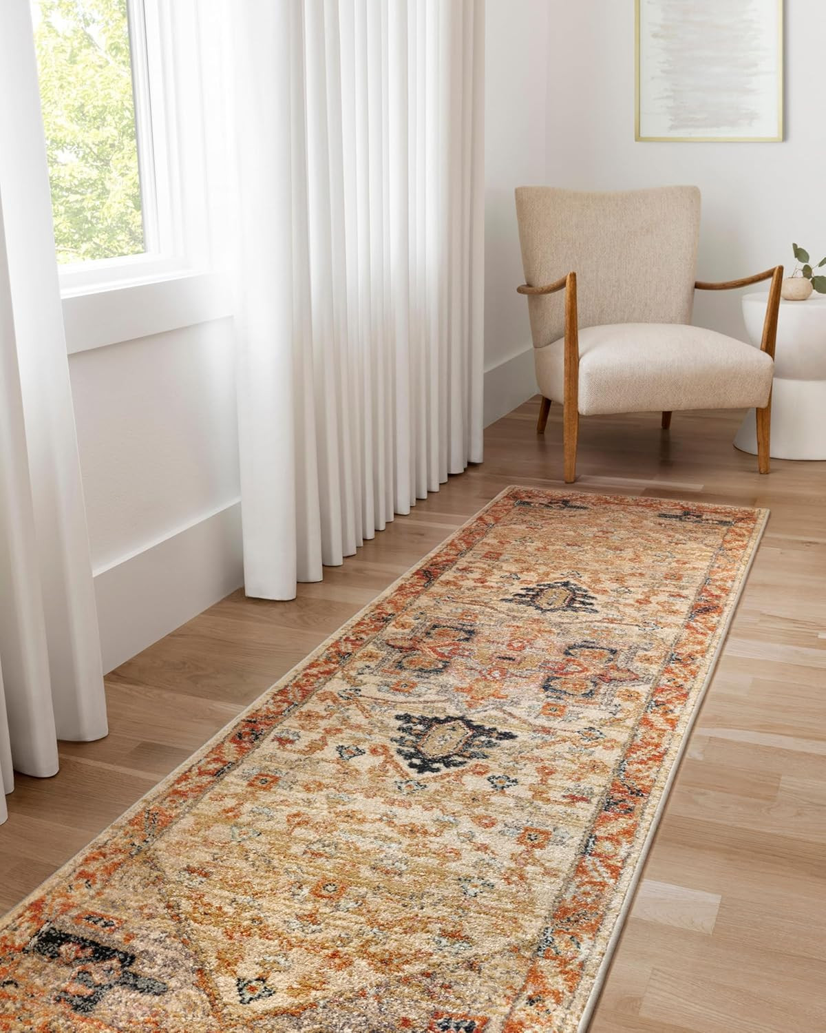 Jocelyn Collection JOC-01 Sand/Multi 7′-10″ X 10′ .38″ Thick Area Rug