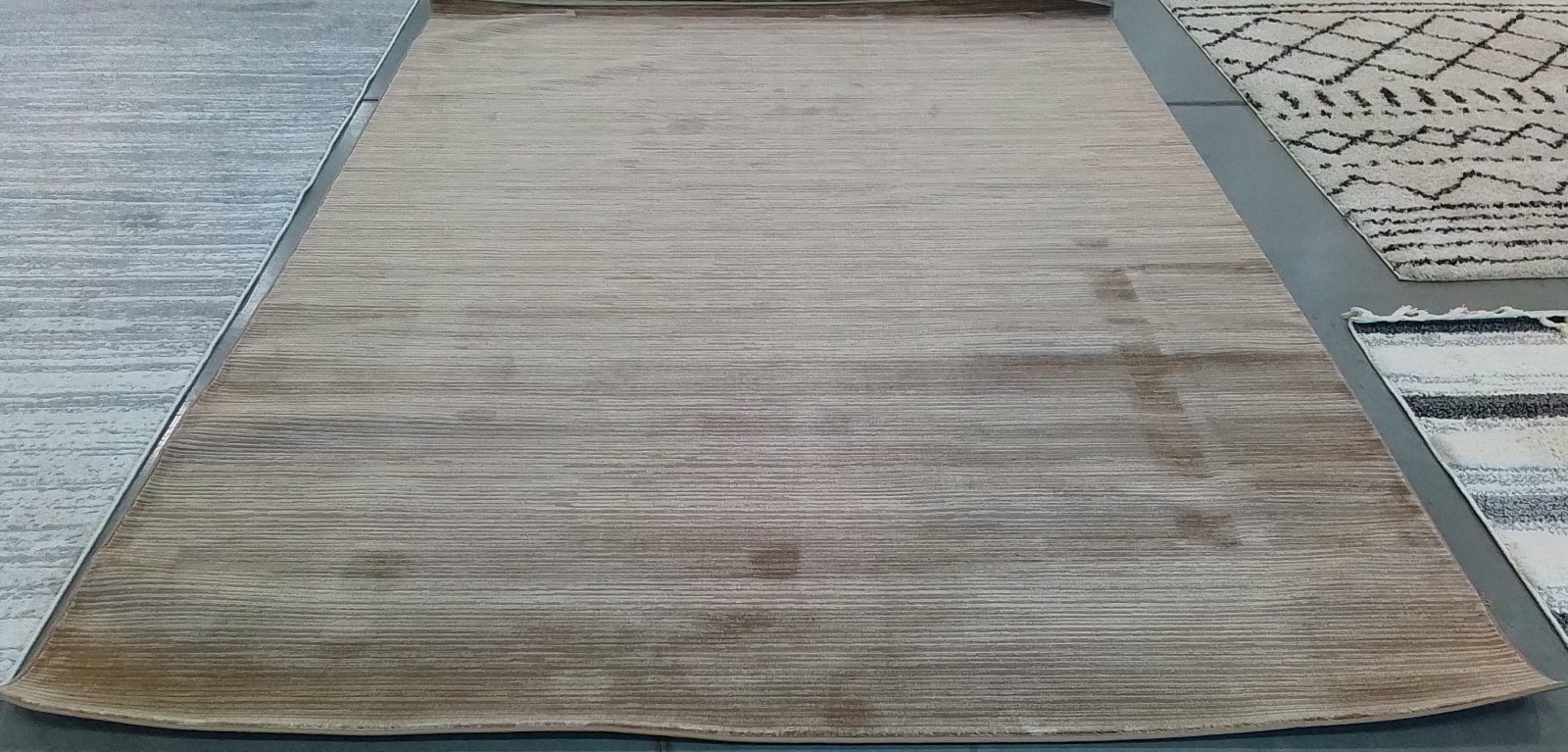 LIGHT BROWN 8′-0″ x 10′-0″ Stained Rug, Reduced Price 1172784541 VSN606C-8