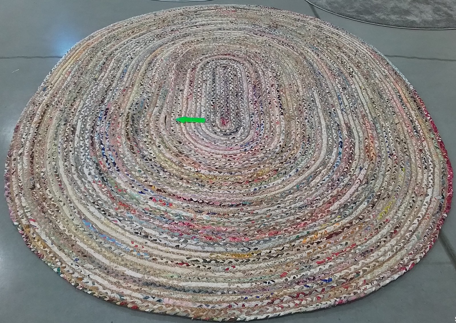 BEIGE MULTI 7′-6″ x 9′-6″ Broken Thread Rug Reduced Price 1172794059 CAP202B-8OV
