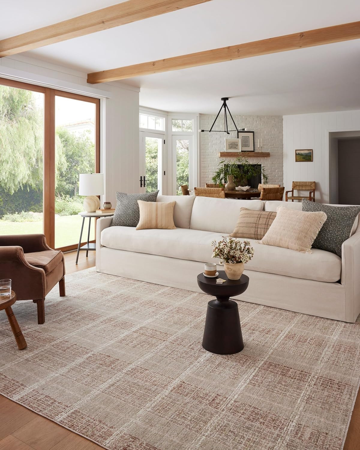 Loloi Angela Rose Ember Accent Rug 3’6″ x 5’6″ Clay/Sand Design