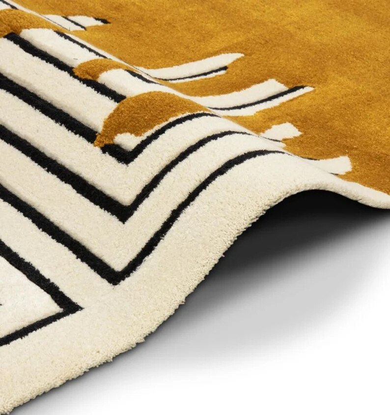 New Zealand wool Hand Tufted Modern Hand Tufted Carpet Bedroom Living room offic