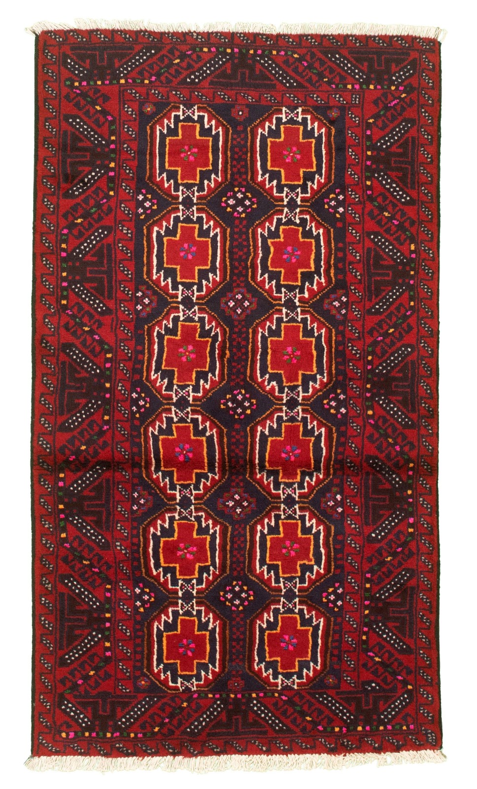 Traditional Vintage Hand-Knotted Area Rug 3’3″ x 5’11” Oriental Wool Carpet