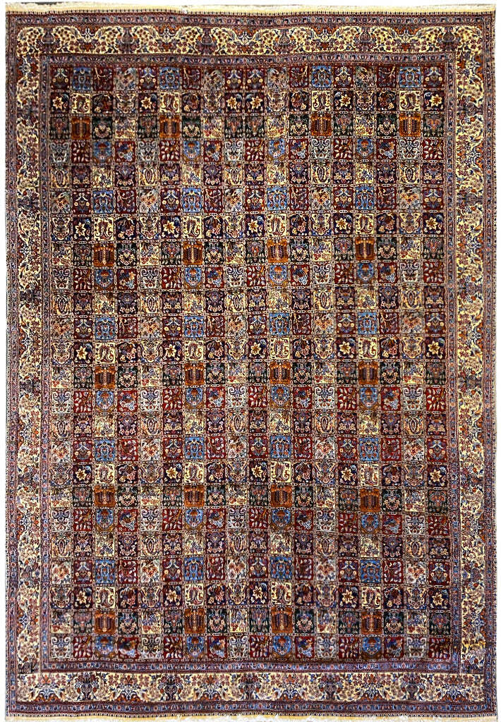 13×19′ Quality Perrsian Bakhtiaar Rug Fine Wool Large Dense F-6410