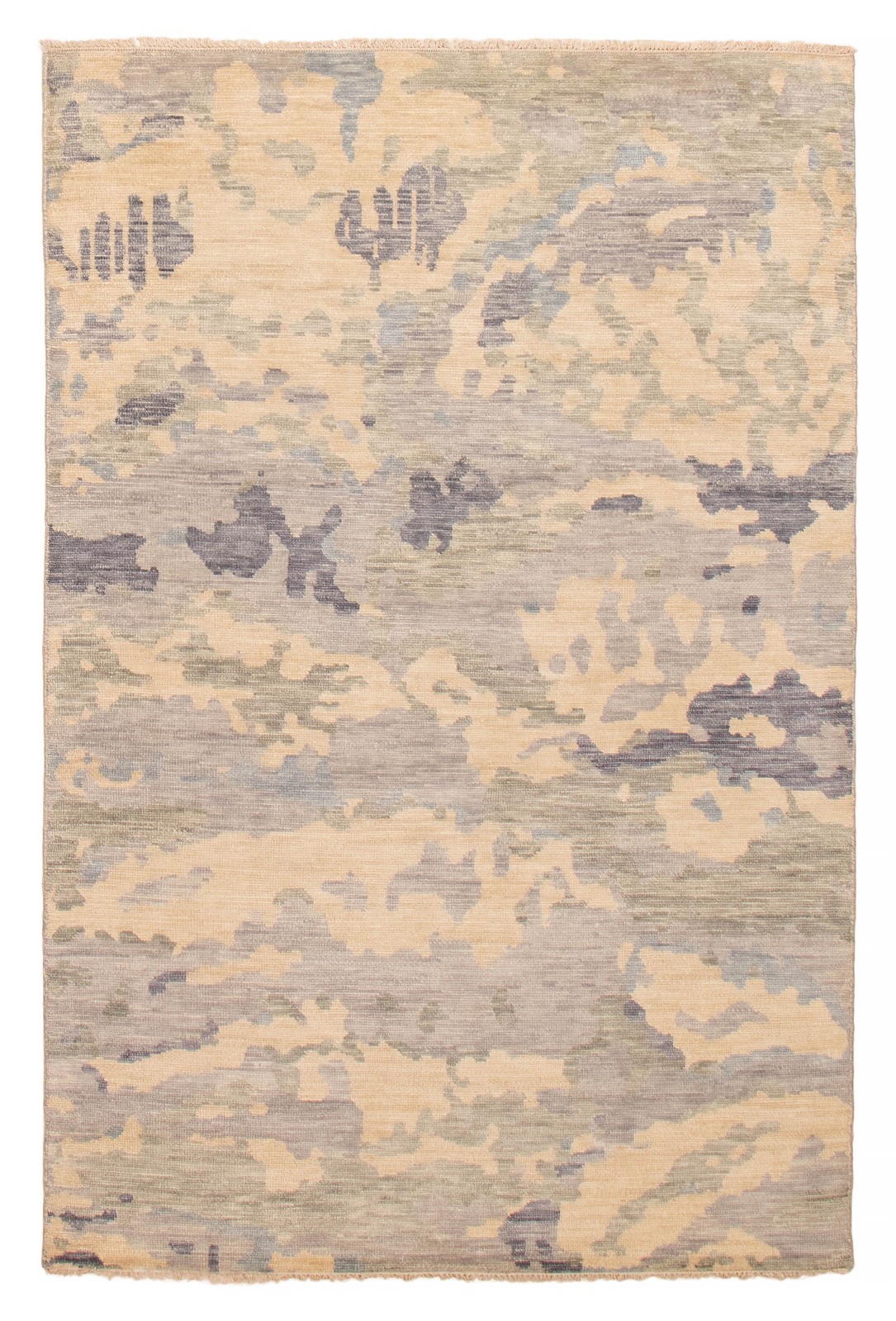 Traditional Hand Knotted Oriental Area Rug 6’1″ x 9’1″ Wool Carpet