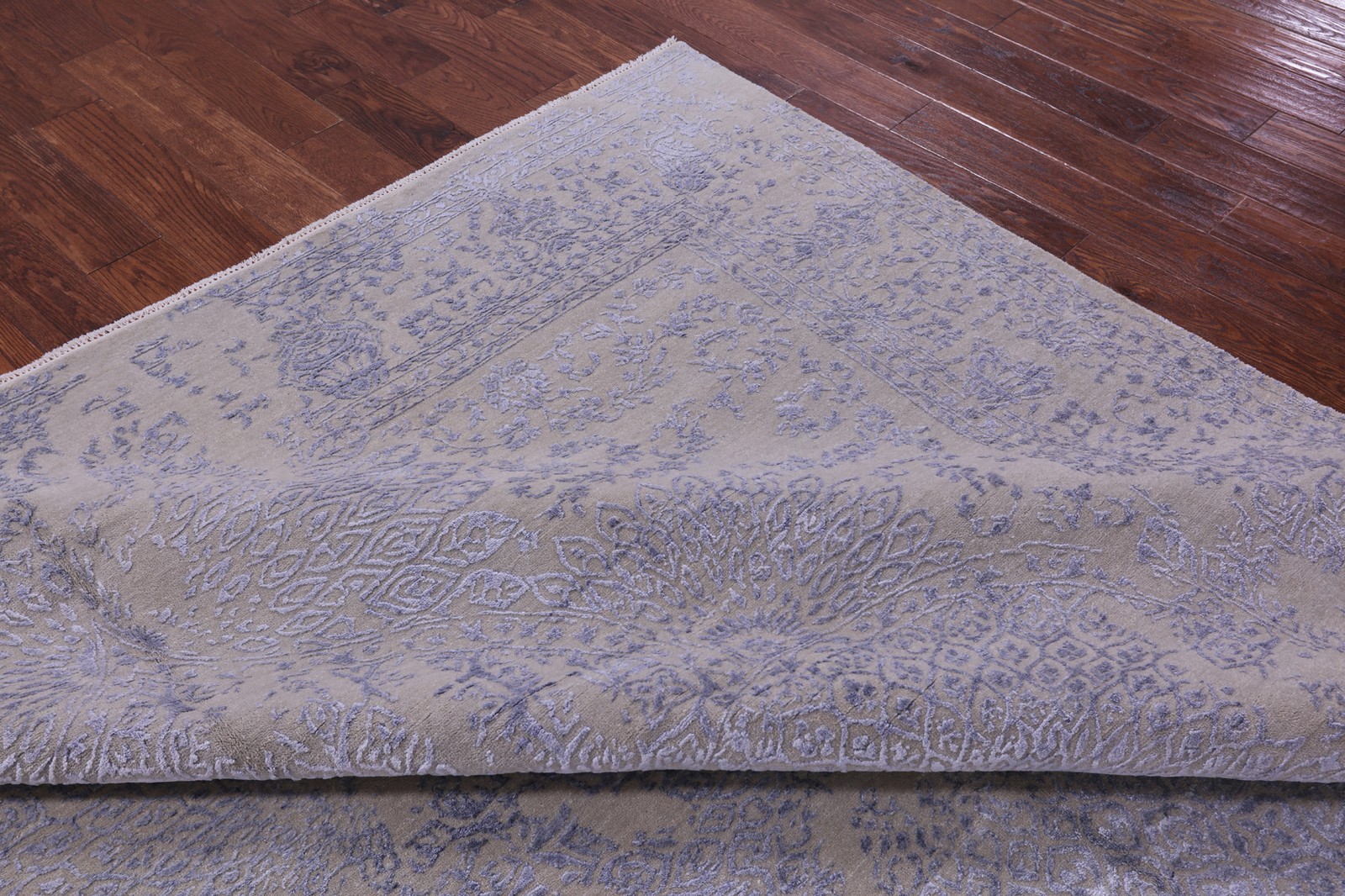 Handmade Wool & Silk Area Rug 9′ 0″ X 11′ 9″ – P8686
