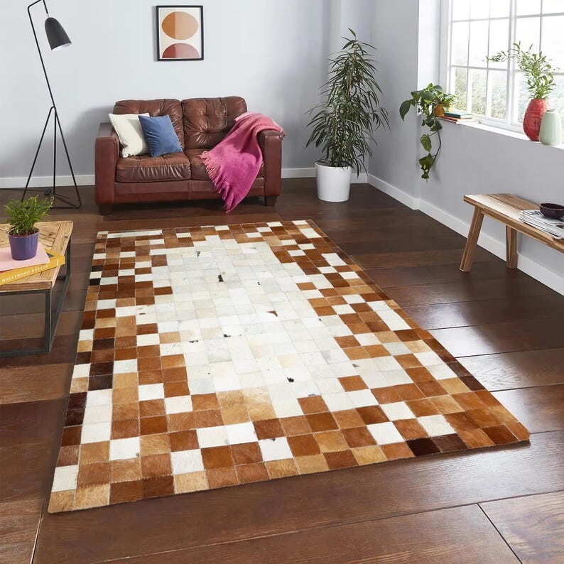 New Handmade Premium Quality Area Rugs living room Natural Craft Patchwork Rugs