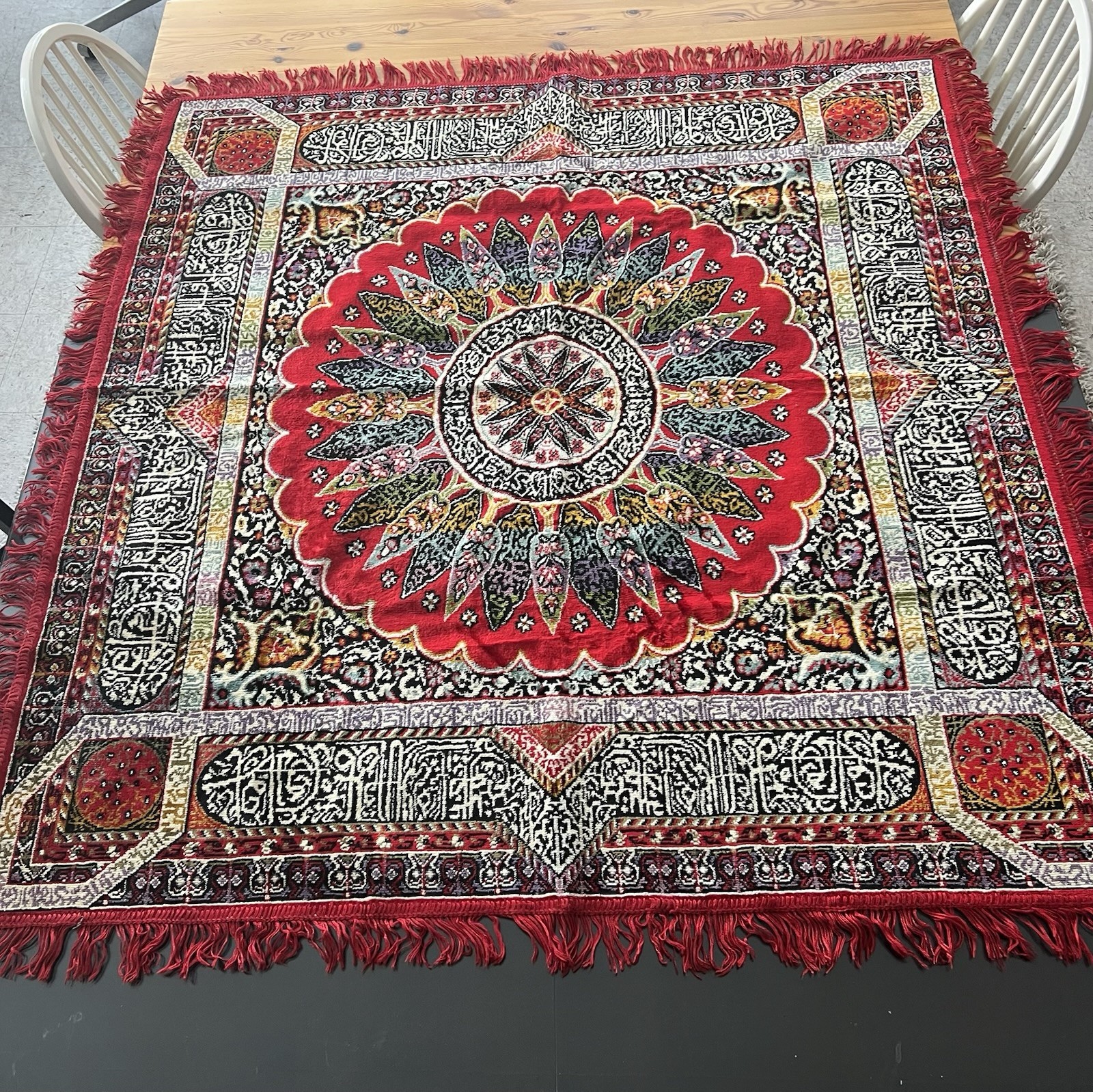 Turkish Decorative Rug 60in X 60 In
