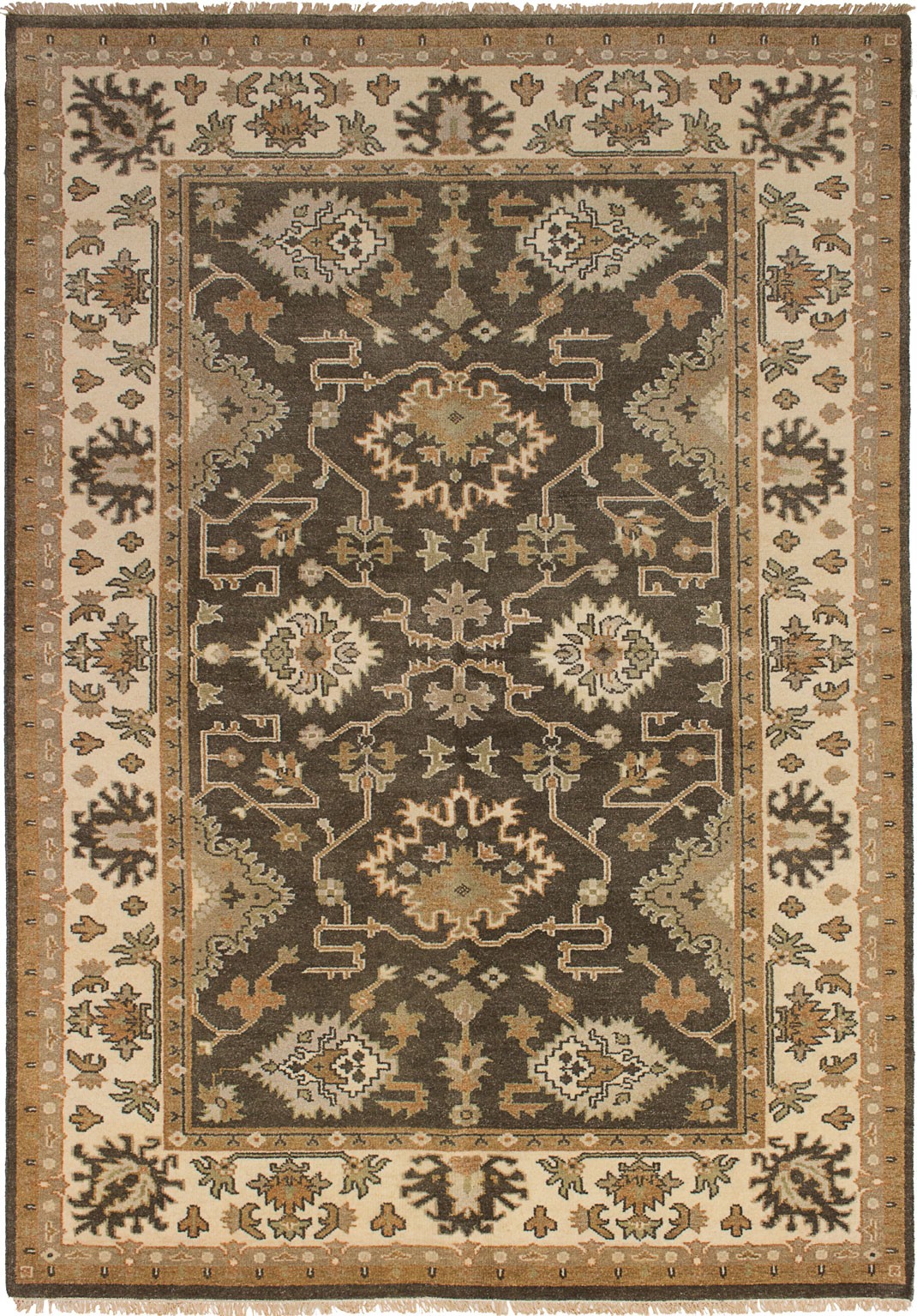Hand Knotted Area Rug 6’0″ x 9’0″ Traditional Oriental Wool Carpet