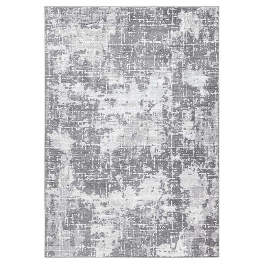 Lavin Rugs U5014 Jasmine 9’10″x13’2″ Painterly Rug, Grey Black/Min – U5014-1013