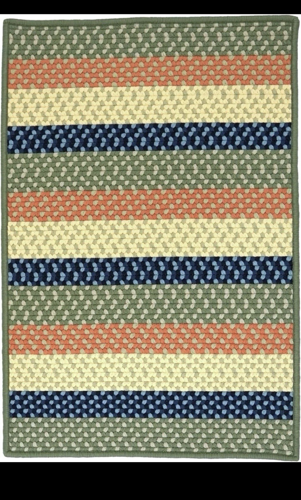 Colonial Mills Bercy Multi Stripe – Seaside Mix 8×10