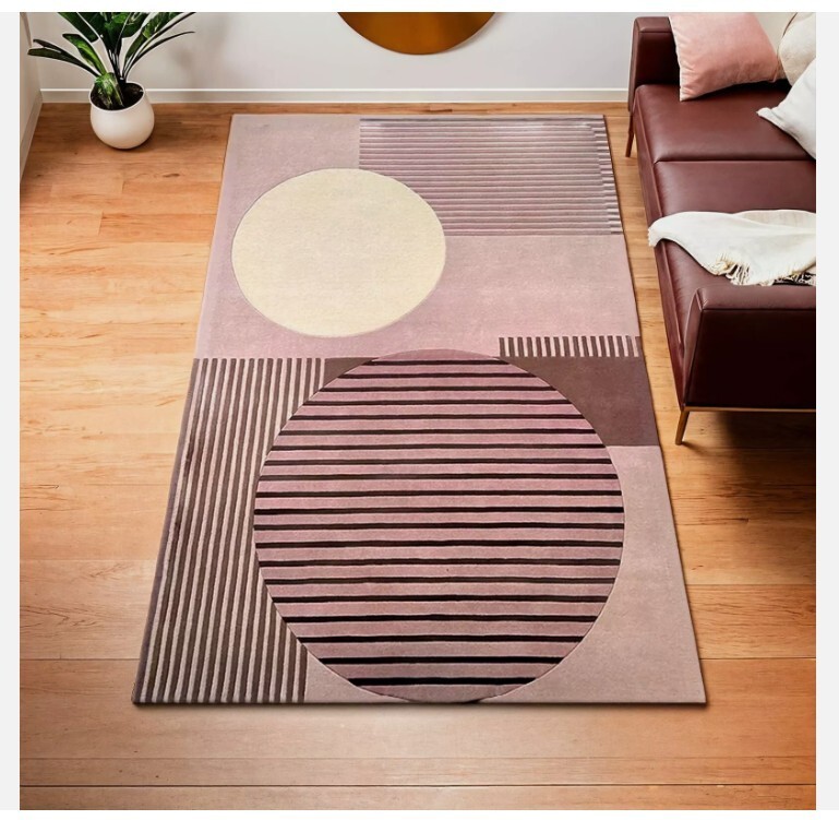 Hand Tufted Designer Rugs Modern Geometric Area Rug For Bedroom Living room
