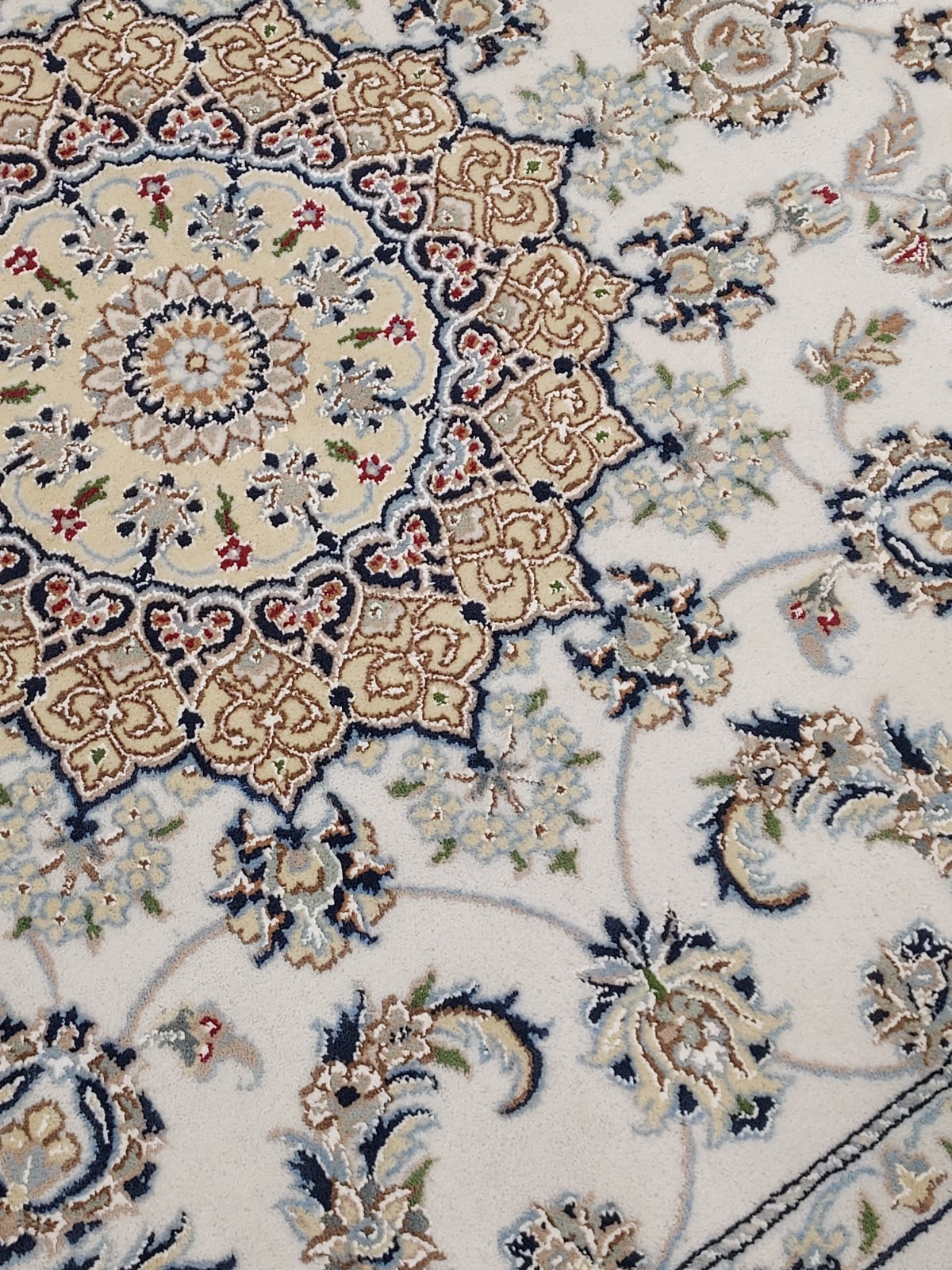 Turkish Silk&Wool Hand Made Bohemian Royal Classic Design, Turkish Rug 5.5×8 Ft