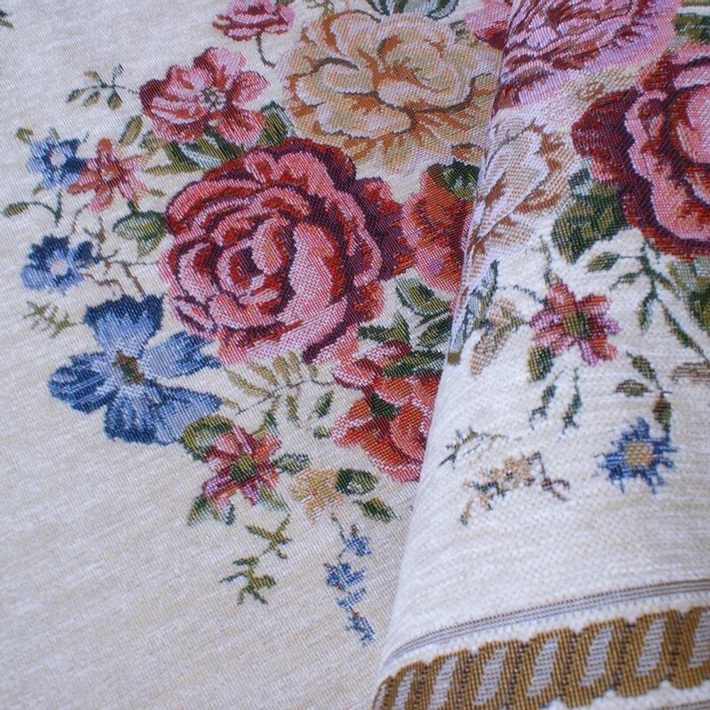 Luxury Soft Rustic Floral Area Rugs Washable Elegant Shabby Rose Rug Non Slip…