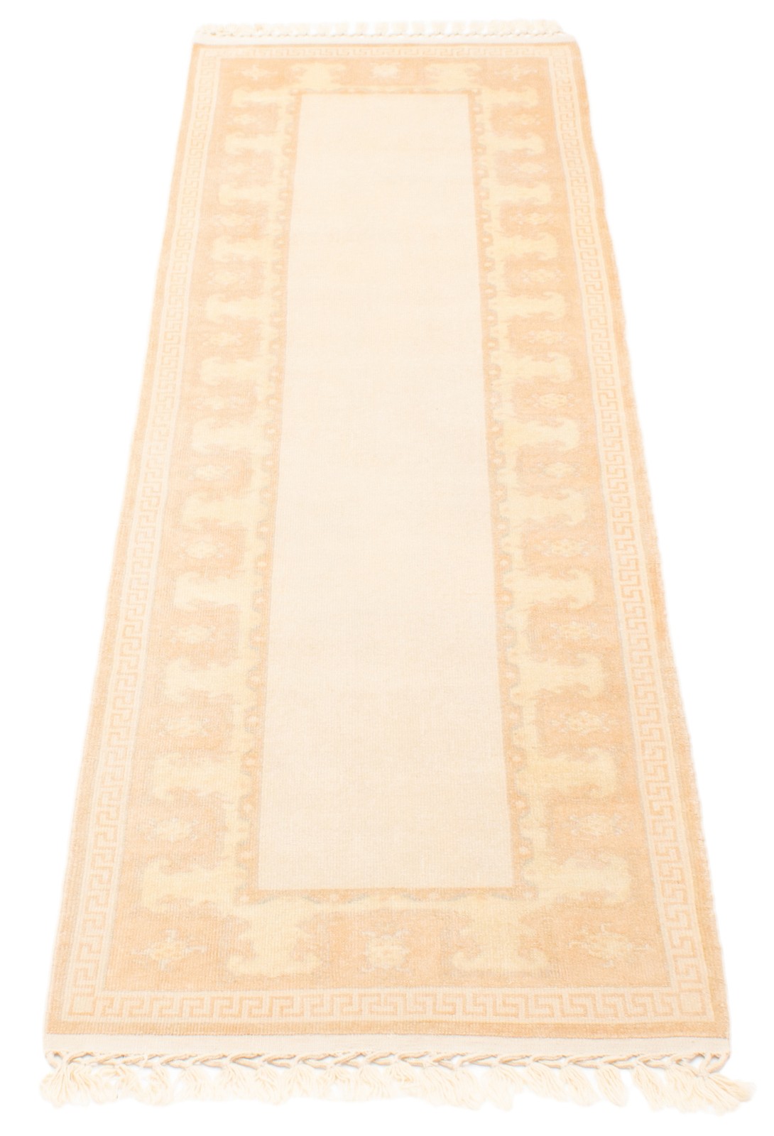 Vintage Hand-knotted Runner Rug 2’9″ x 8’10” Traditional Oriental Wool Carpet