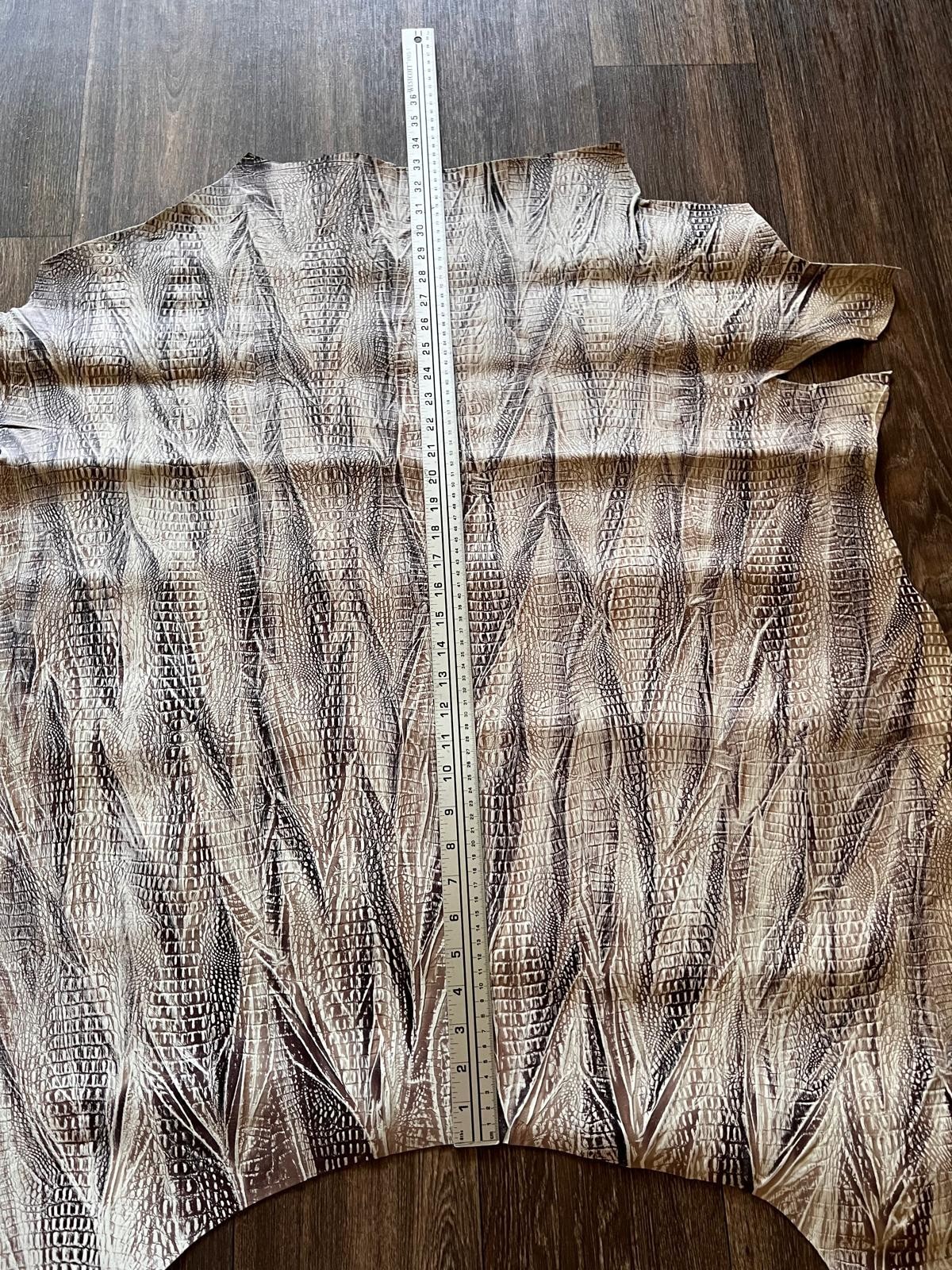 100% LAMBSKIN LEATHER GARMENT PRINTED HIDE SKIN 88426