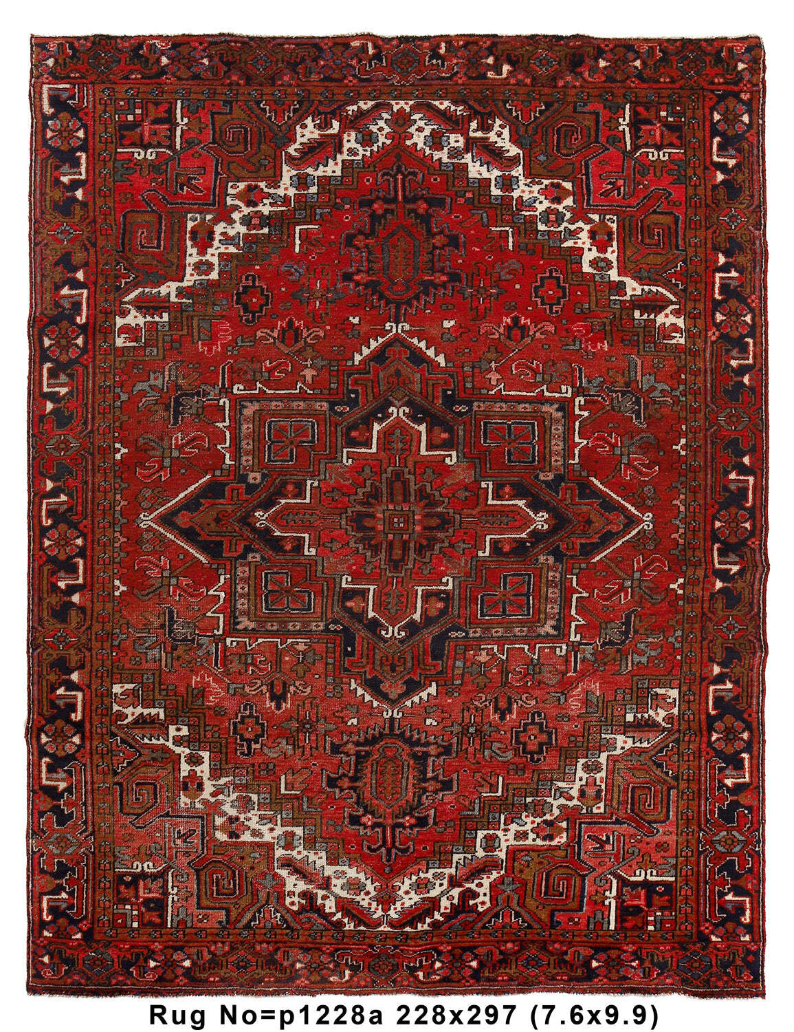 8×10′ Perrsian Heriiz rug # P1228