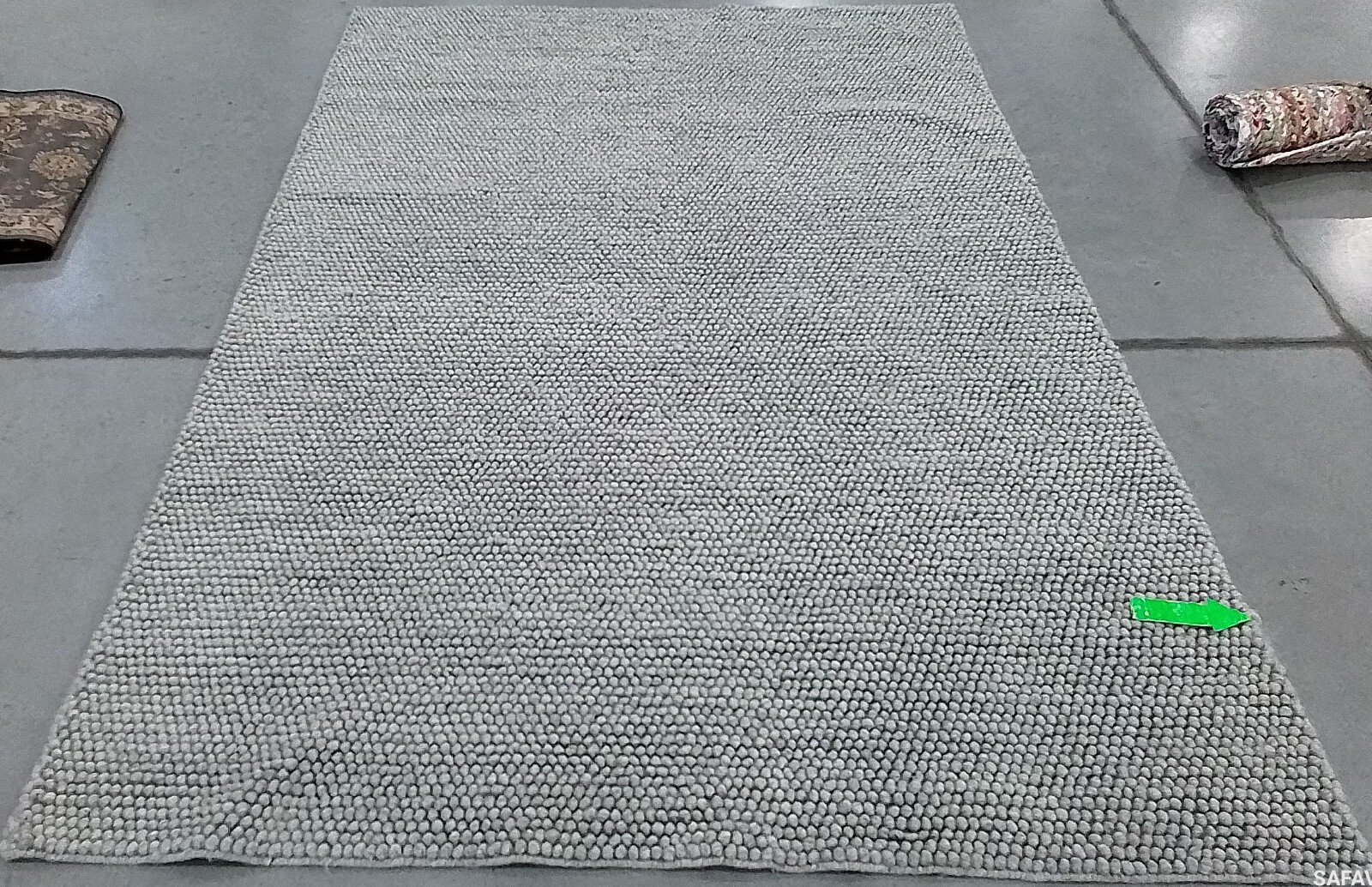 SILVER 6′-0″ x 9′-0″ Broken Thread Rug, Reduced Price 1172774418 NAT620C-6