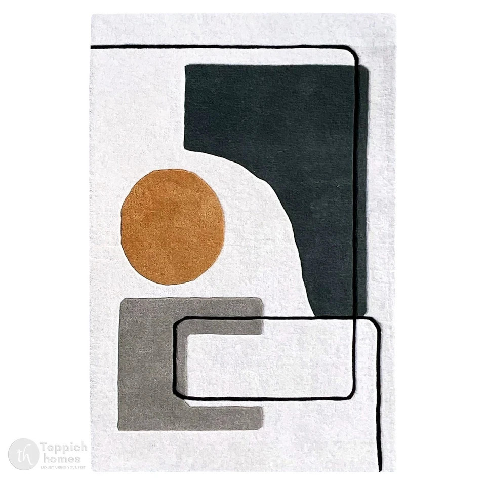 3×5,4×6,5×8,6×8, 8X10 I 9X12 Hand-Tufted Hand Med Carpet 100% Soft Wool Bedroom
