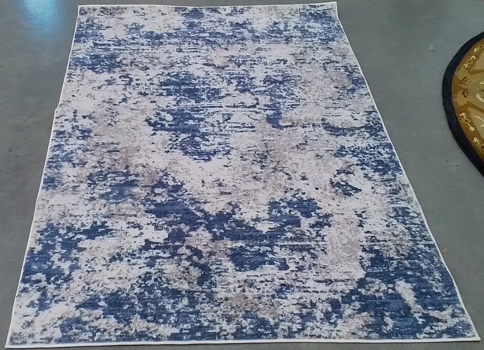 DARK BLUE / GREY 4′-0″ x 6′-0″ Flaw in Rug, Reduced Price 1172802415 ALA705M-4