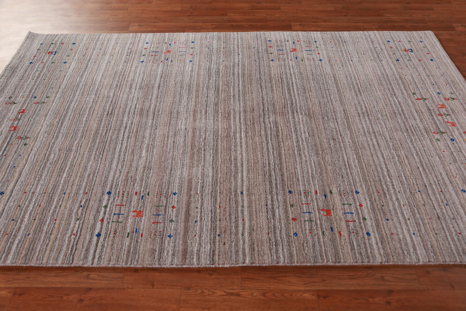 Little Character/ Animals Area Rug 5×8 Wool Hand-knotted Oriental Tribal Carpet