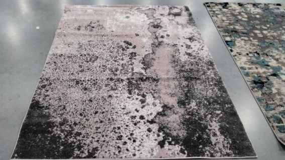 PINK / GREY 5′-3″ X 7′-6″ Stained Rug, Reduced Price 1172715878 GLA124U-5