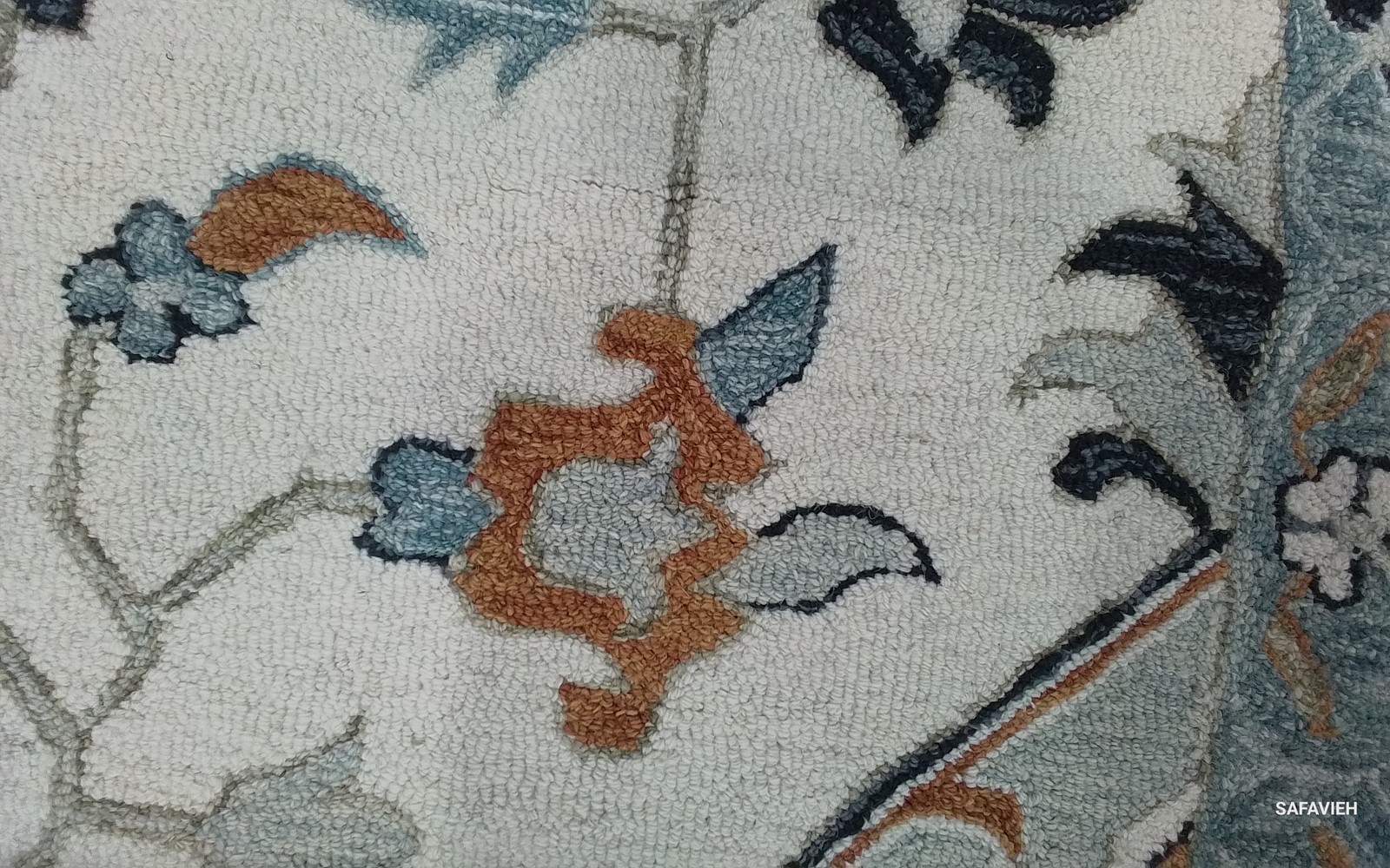 IVORY / BLUE 9′-0″ x 12′-0″ Back Stain Rug, Reduced Price 1172803195 HG922A-9