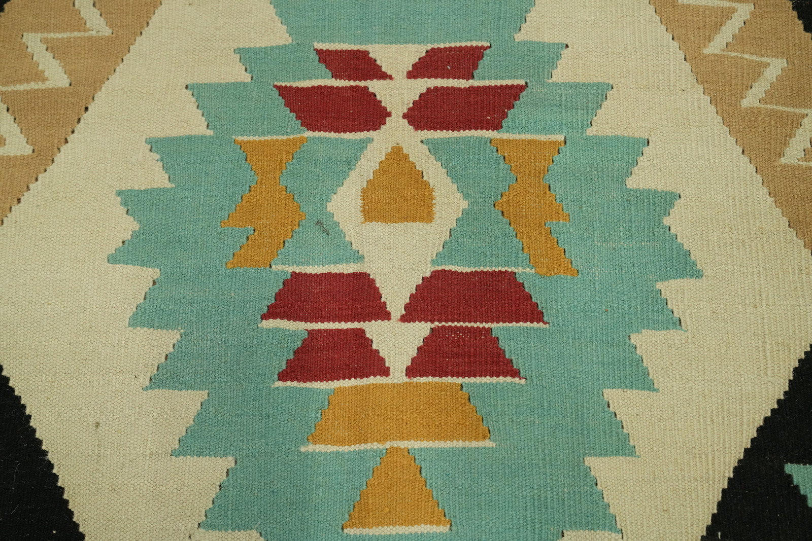 Kilim Kelim Handmade Rugs Flatweave Vibrant Geometric Wool Carpet 5×8 ft