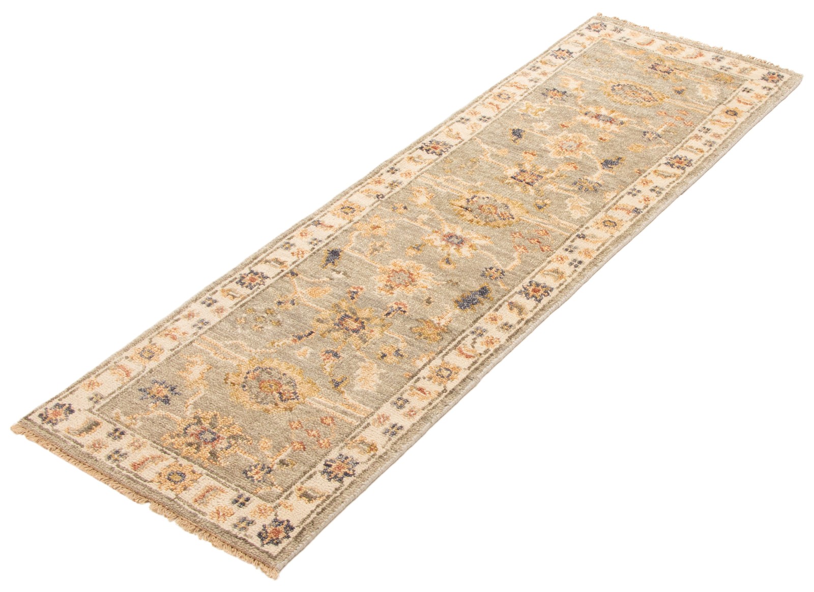 2’6″ x 8’1″ Vintage Hand-knotted Runner Rug Traditional Oriental Wool Carpet