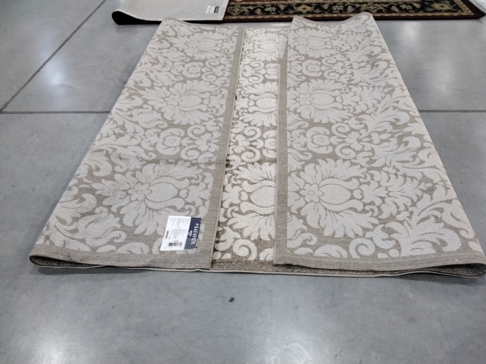 WHEAT / BEIGE 9′ X 12′ Back Stain Rug, Reduced Price 1172739774 AMT427S-9