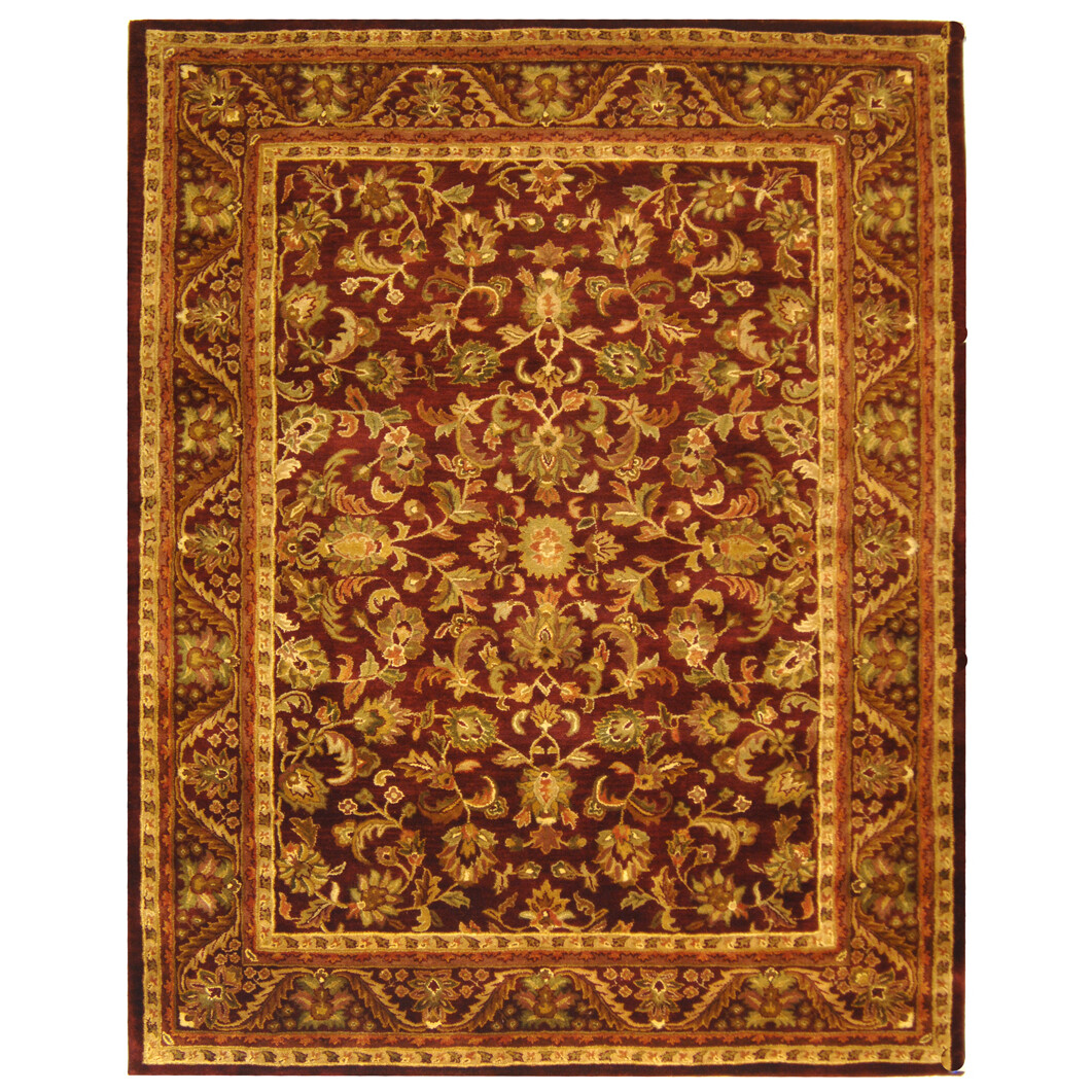 SAFAVIEH Antiquity AT52B Handmade Wine / Gold Rug