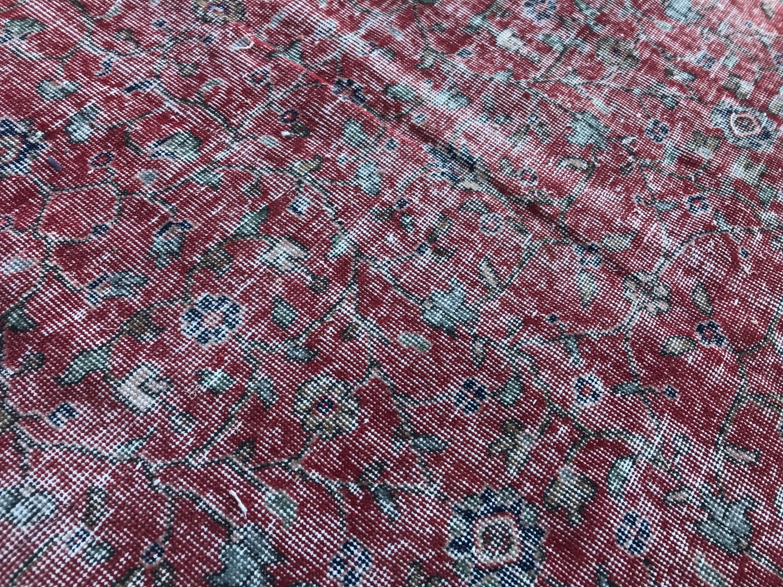 Turkish Vintage Rug, Handmade Wool Rug, Bohemian Large Rug, 5,6 x 8,8 ft
