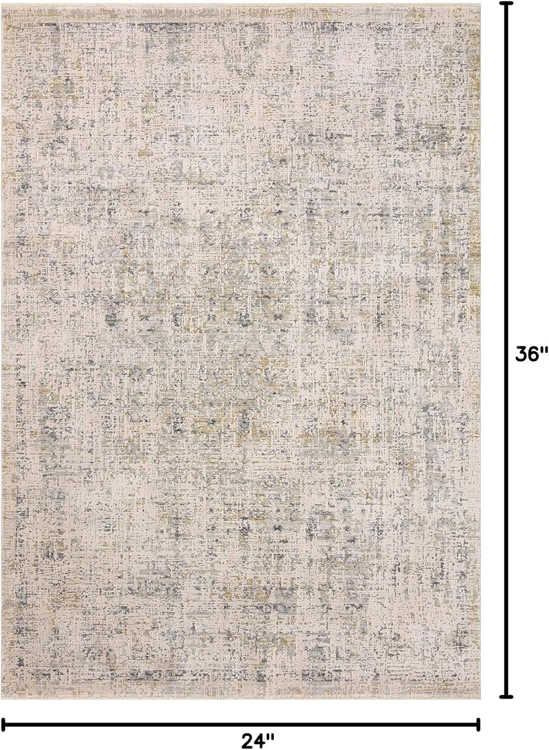 Loloi Amber Lewis Alie Collection ALE-02 Sand/Sky 2′-3” X 3′-10”, .13” Pile H