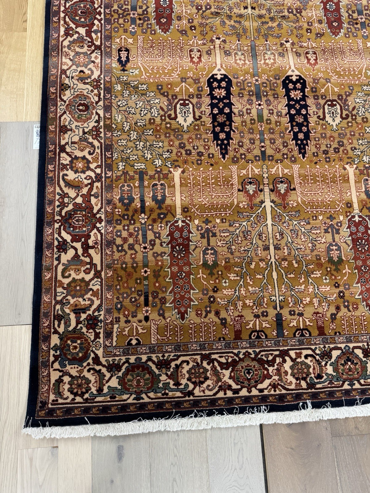 Karastan Pers1an Treasures Coll. Garden Heriz 5’7×7’7 100% Wool area rug ::NEW::