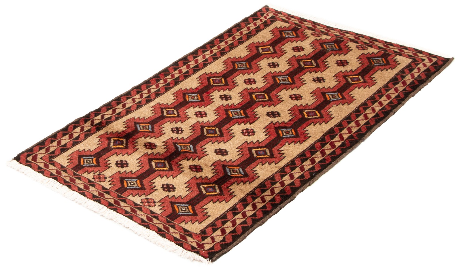 Traditional Vintage Hand-Knotted Area Rug 3’4″ x 5’10” Oriental Wool Carpet