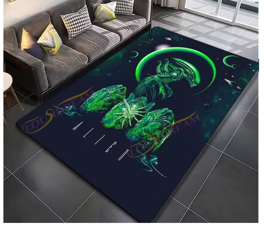 Alien Vs Predator Rug 160CM x 230CM AlienCarpet BIG