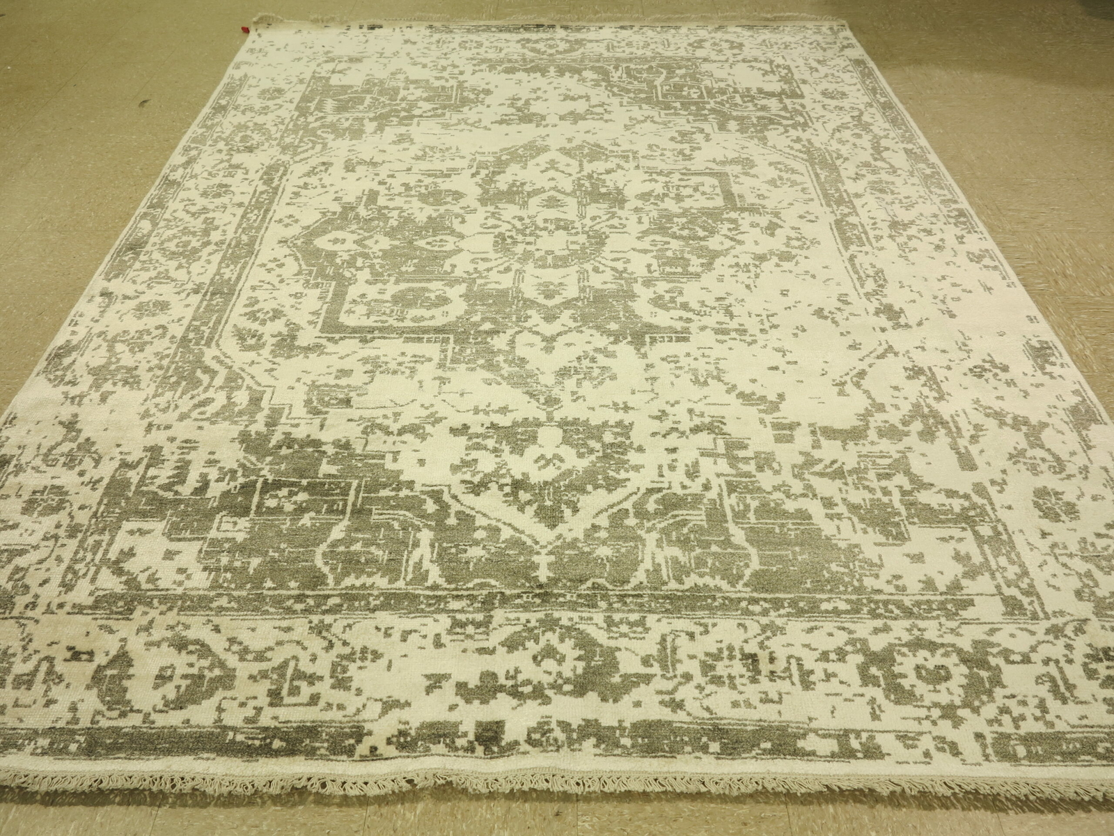 Genuine 7’10” x 10’2″ Hand-Knotted Modern Bamboo Silk Area Rug Area Rug Carpet