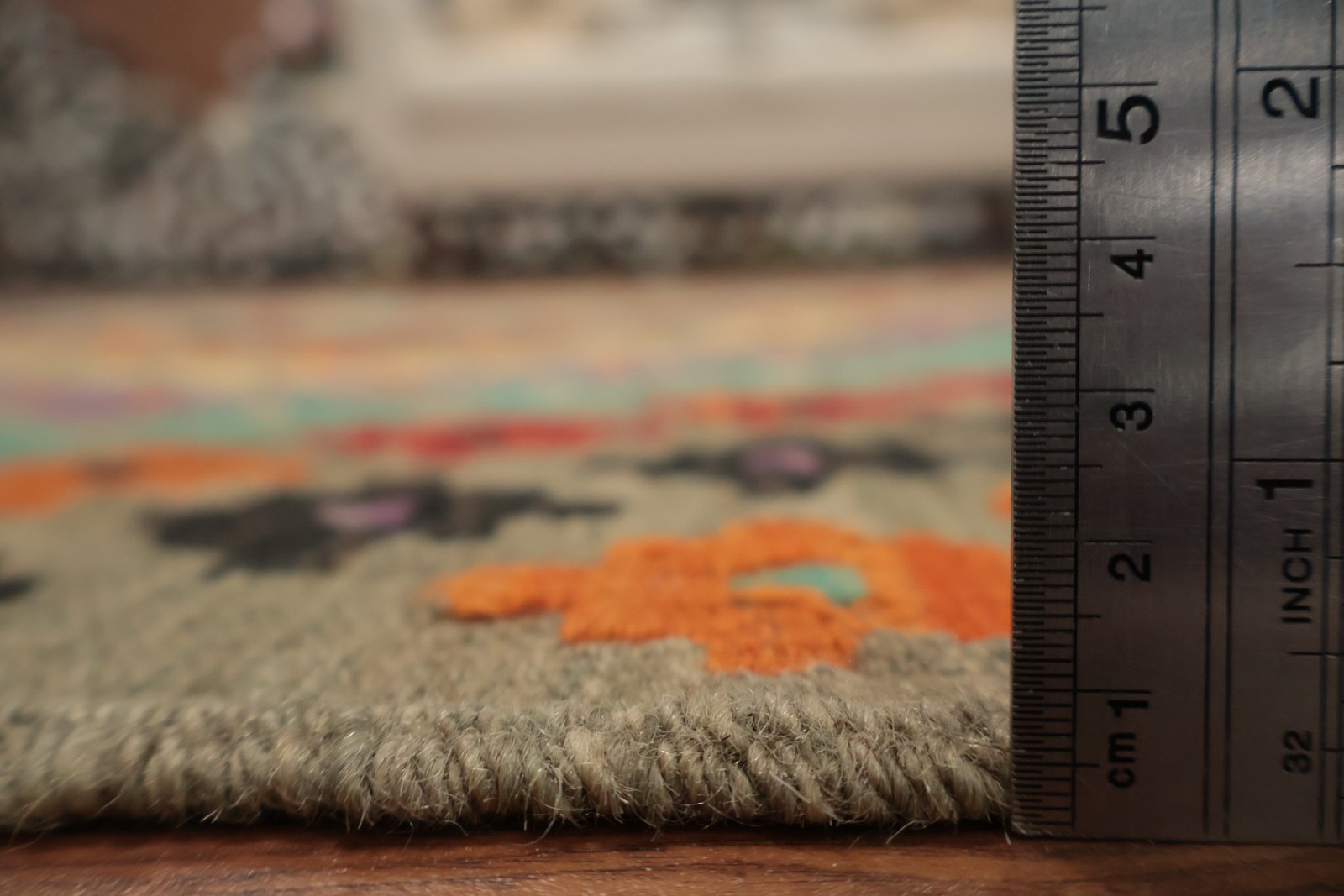 Colorful Kilim Rug 3×5 Add a Splash of Color with Geometric Flat-woven Carpet