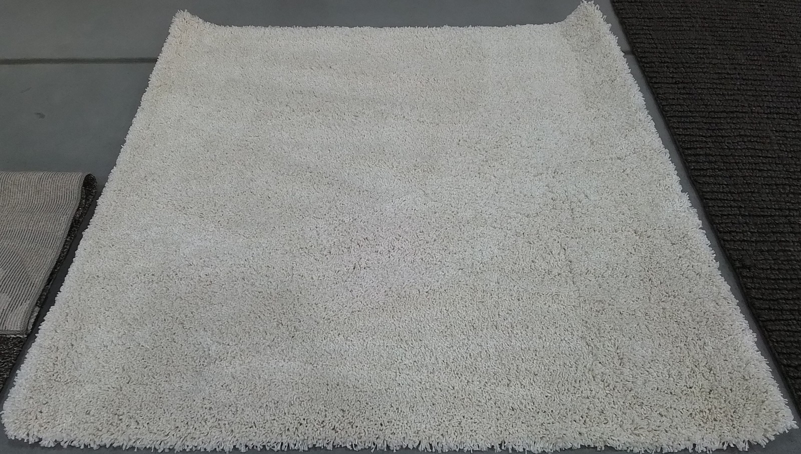 IVORY 5′-1″ x 5′-1″ Back Stain Rug, Reduced Price 1172799511 SG180-1212-5SQ