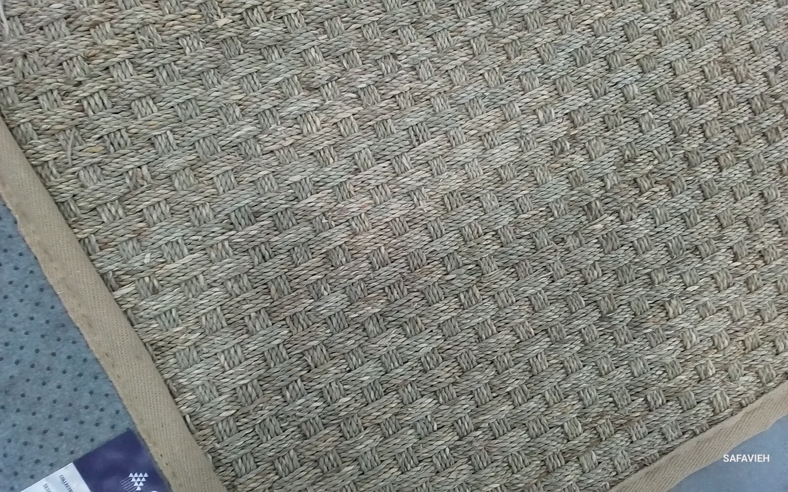 NATURAL / BEIGE 2′-6″ x 8′-0″ Back Stain Rug, Reduced Price 1172772979 NF114A-28