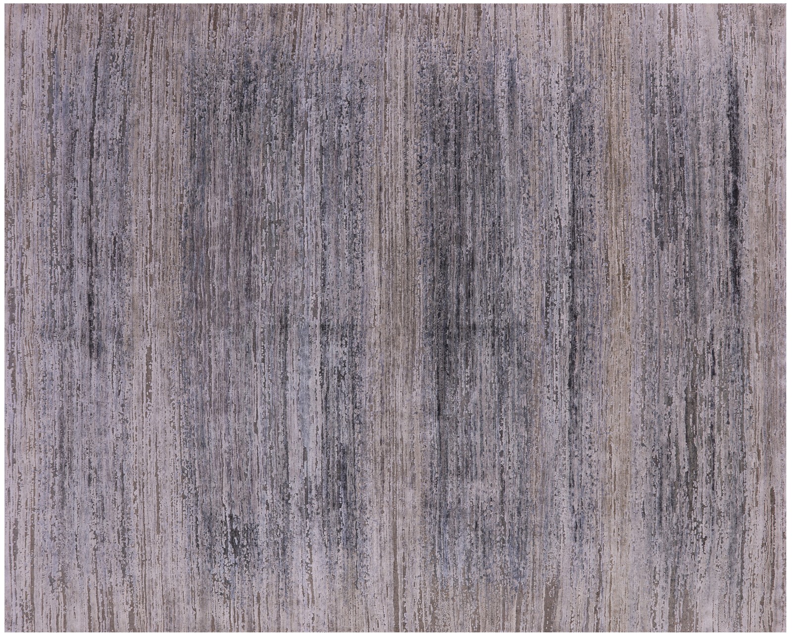 7′ 10″ X 10′ 0″ Wool & Silk Modern Handmade Rug – Q9039