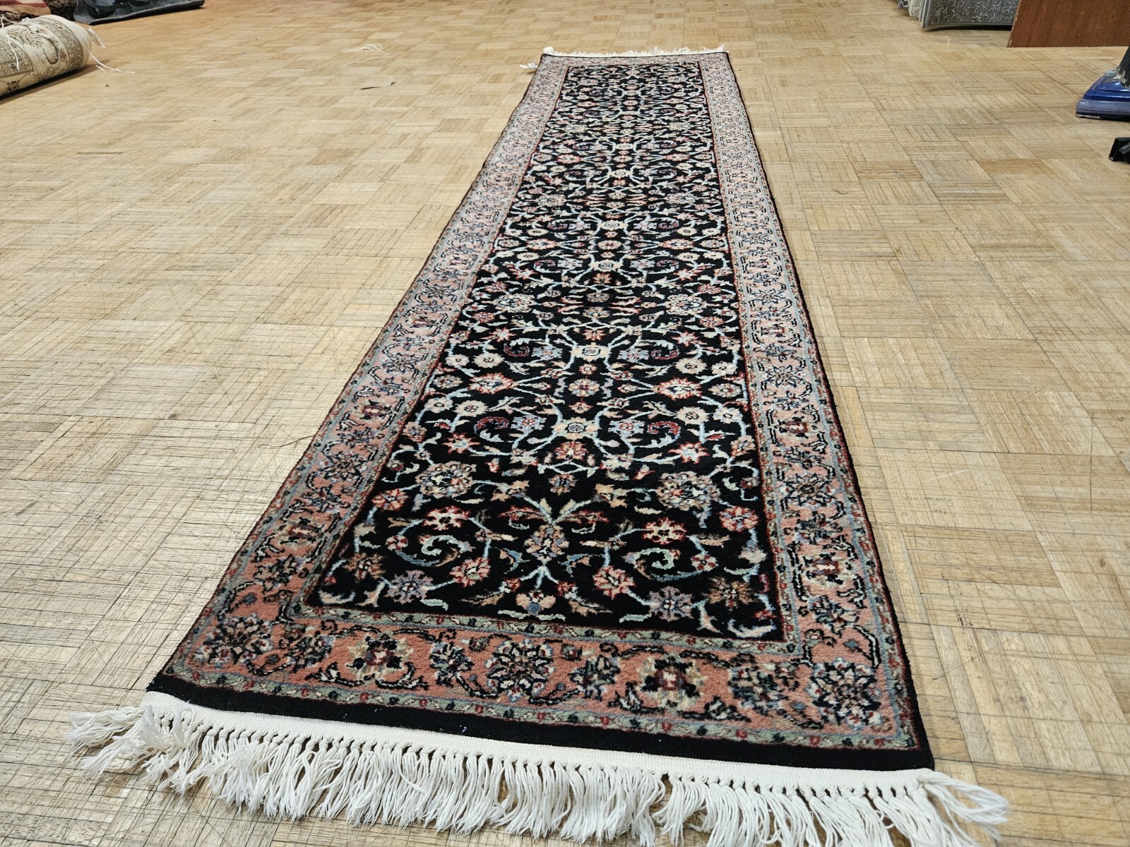 2.6×10 INDO KASHA – FINE HAND WOVEN RUG 100% WOOL GOOD CONDITION
