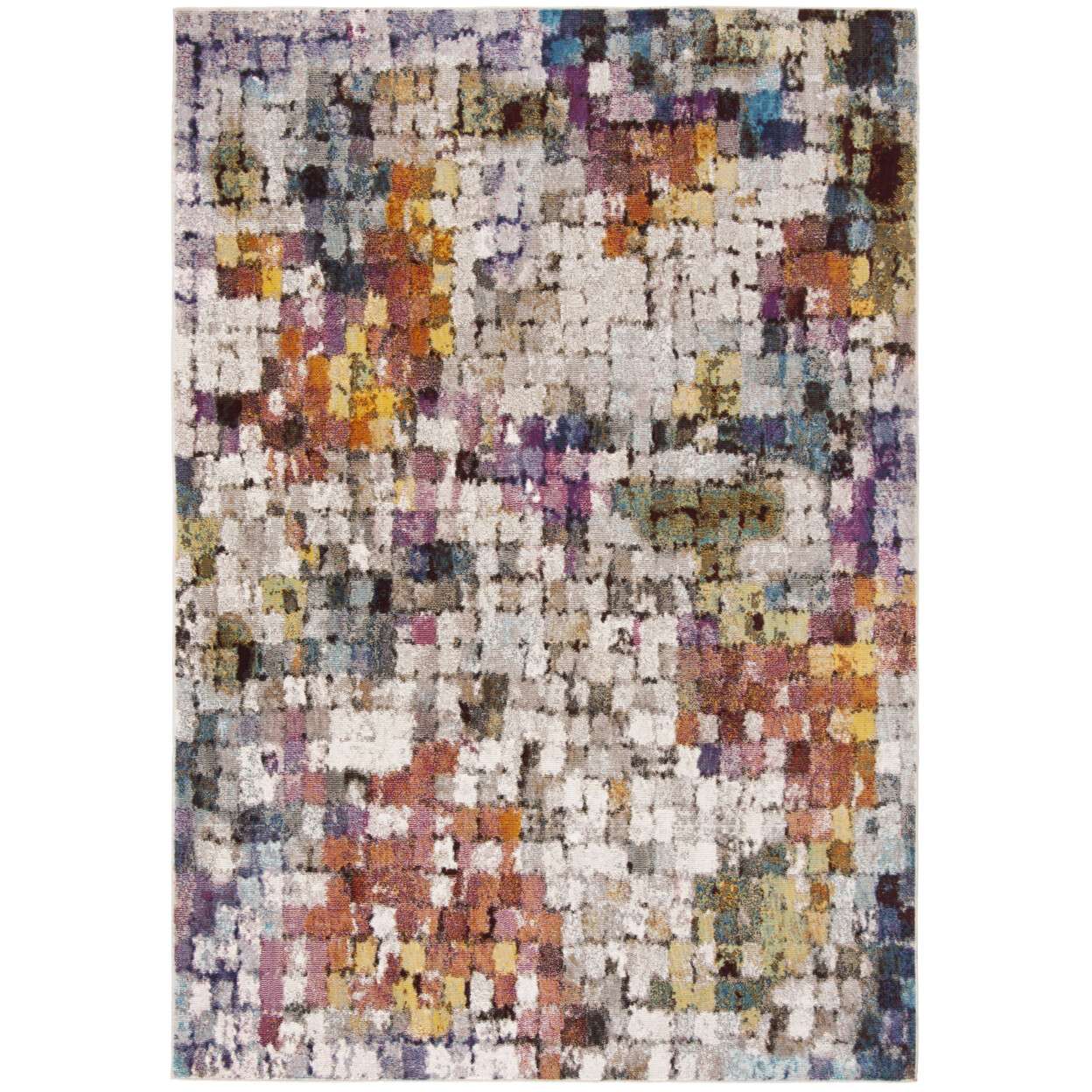 SAFAVIEH Aria Collection ARA168A Cream / Rust Rug