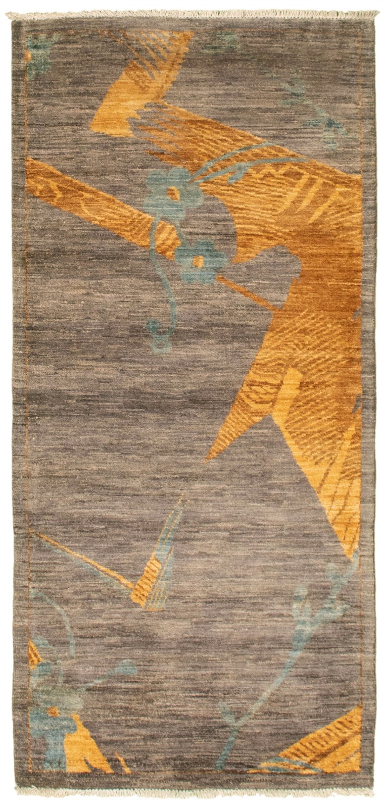 Traditional Hand Knotted Oriental Area Rug 2’8″ x 6’2″ Wool Carpet